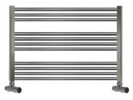 1100mm Wide 600mm High Towel Radiator Chrome