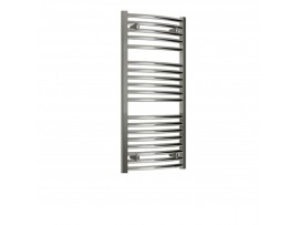 200mm Wide 1000mm Tall Heated Towel Rail Chrome Flat