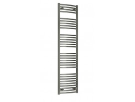 200mm Wide 1800mm Tall Heated Towel Rail Chrome Flat