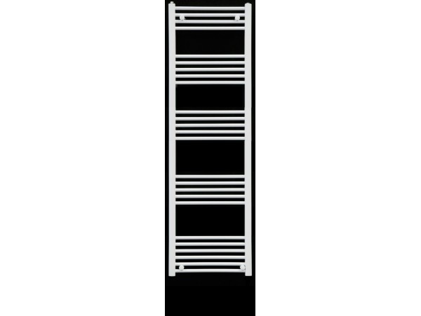 250mm Wide 1400mm High Heated Towel Rail White